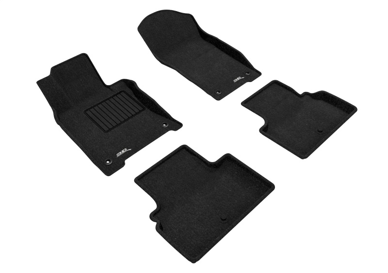 Infiniti Q50 Floor Mat Set - Front and Rear - 3D MAXpider - Elegant Series - Black - `14-`17 Infiniti Q50 Floor Mat Set - Front and Rear - 3D MAXpider - Elegant Series - Black - `14-`17